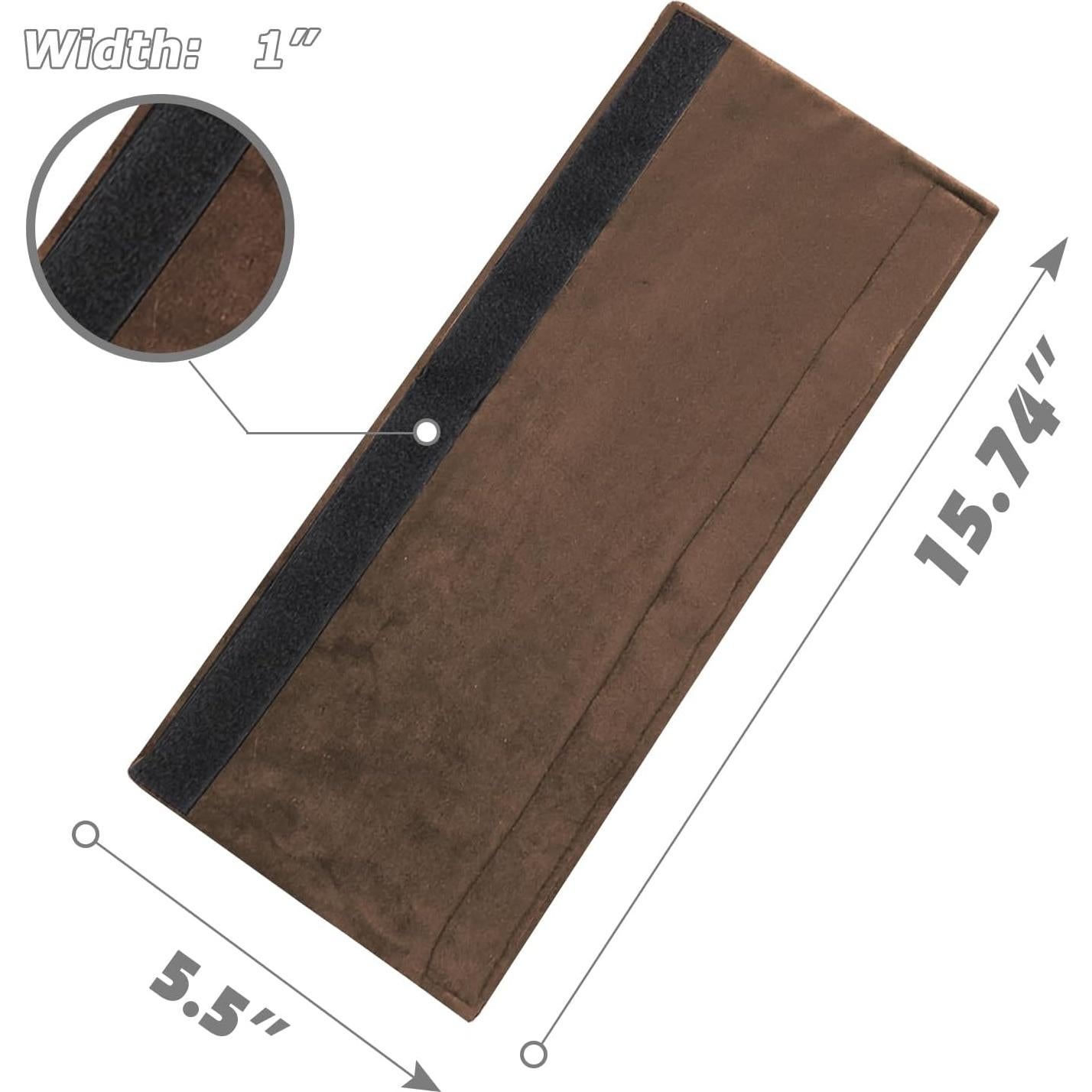 Cubiertas de Manijas de Refrigerador Daixers 3PCS Terciopelo Marrón