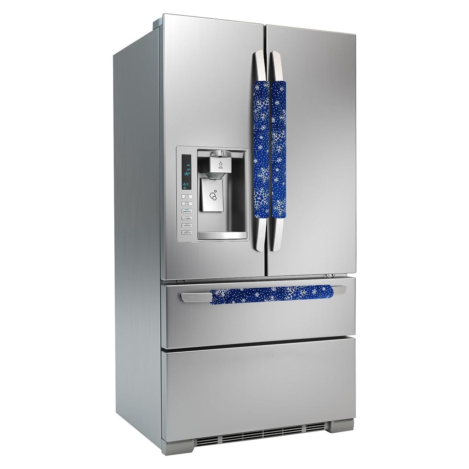 Cubiertas de Mango Daixers 3PCS Terciopelo Plata Azul