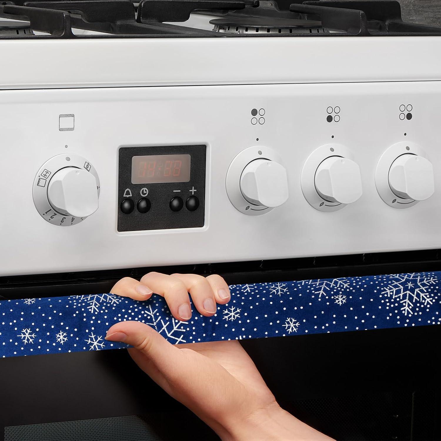 Cubiertas de Mango Daixers 3PCS Terciopelo Plata Azul