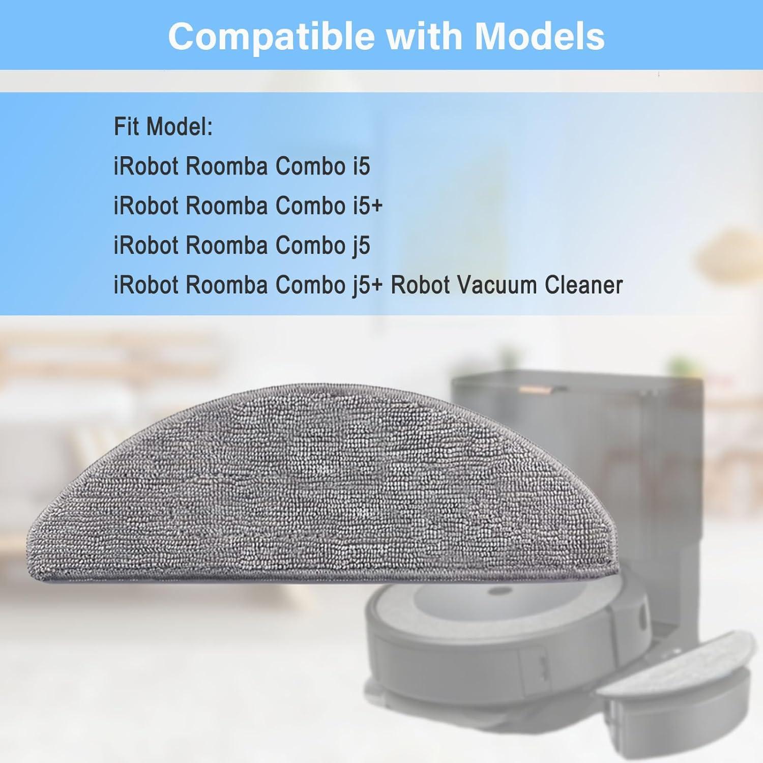 Almohadillas de Reemplazo iRobot Roomba Combo i5 Tivcroxs - 8 Pzas