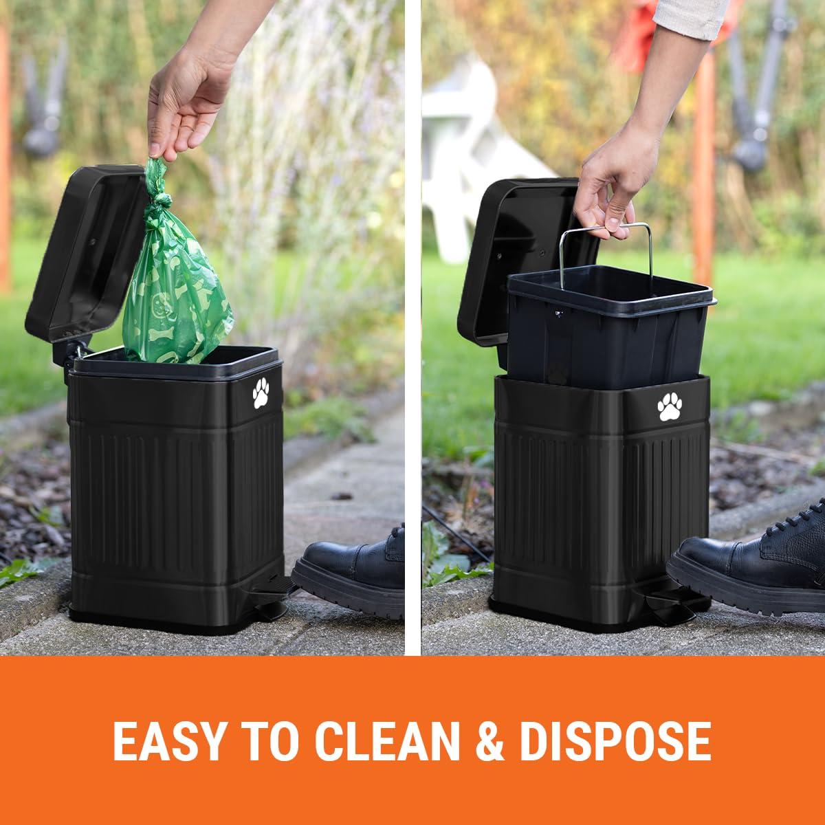 Cubo de Basura para Excremento de Perro Pupzle 19x19x29cm