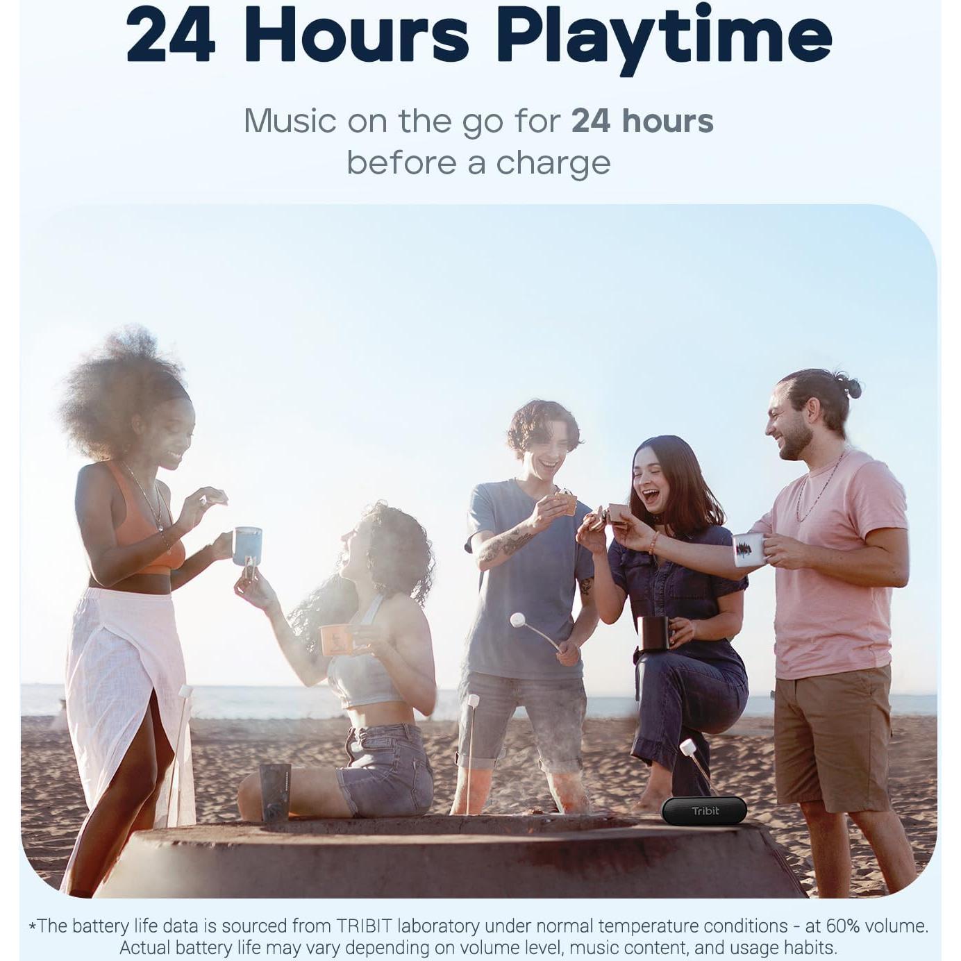 Altavoz Bluetooth Tribit XSound Go 16W Impermeable IPX7 Azul