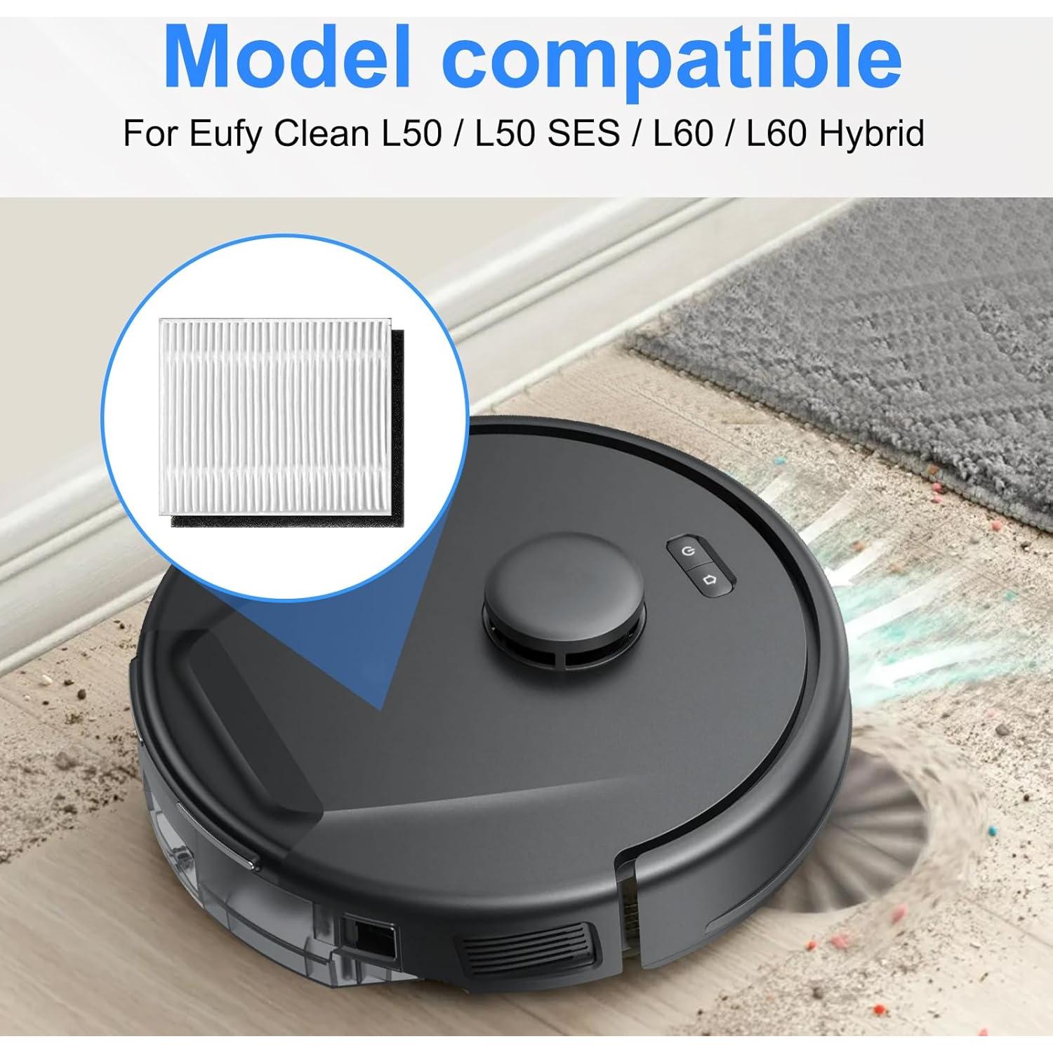 Paquete de 6 Filtros Hepa Fixbetter para Eufy Clean L50 L60