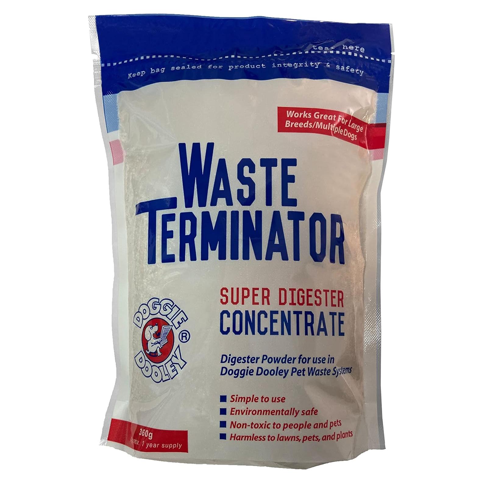 Doggie Dooley 3116 Terminador de Desechos 360g Suministro 1 Año