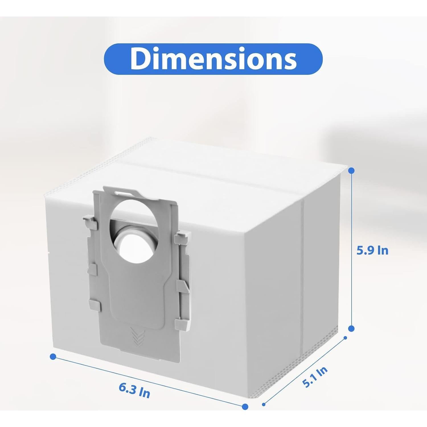 Paquete de 20 bolsas desechables para Roborock Q5 y S8