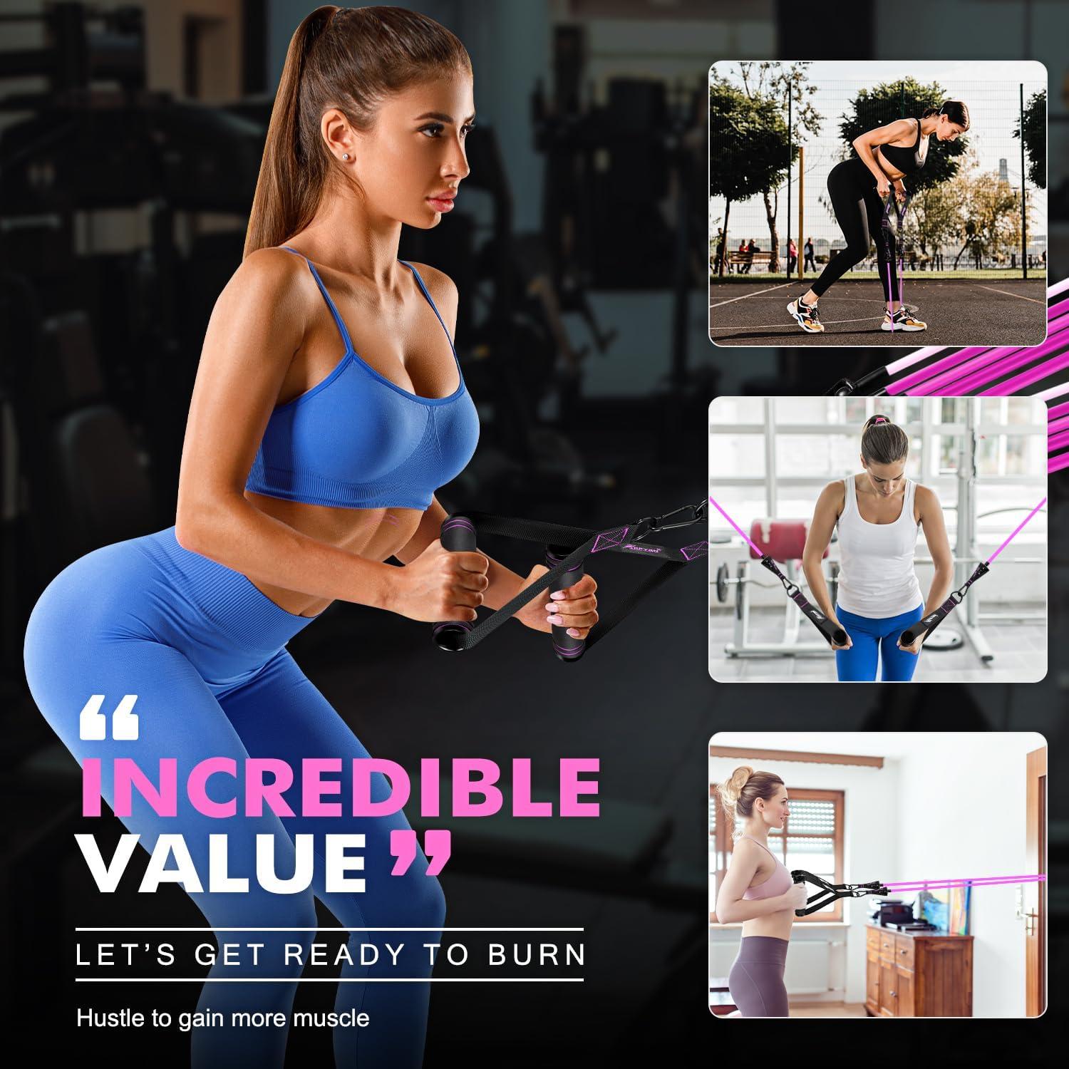 Bandas de Resistencia HPYGN 200LBS con Mangos y Anclaje