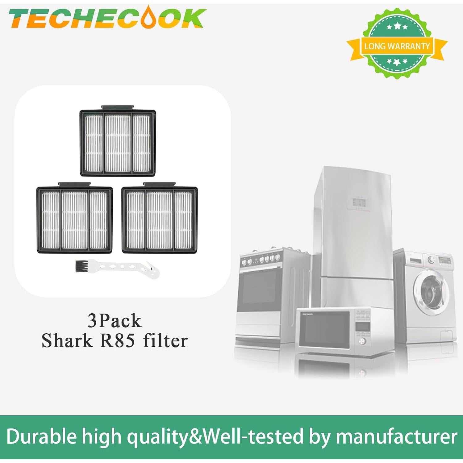 Filtro de Reemplazo Techecook RVFFK950 para Robot Shark