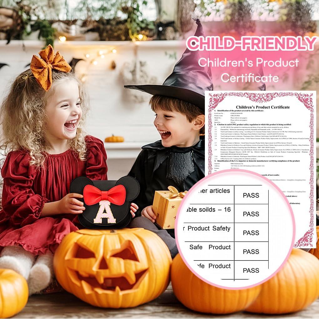 Bolso para Niñas Pequeñas Mibasies Mini Negro con Orejas