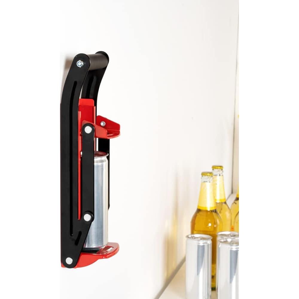 Trituradora de Latas Met Lux Roja 12/16 oz Montable en Pared