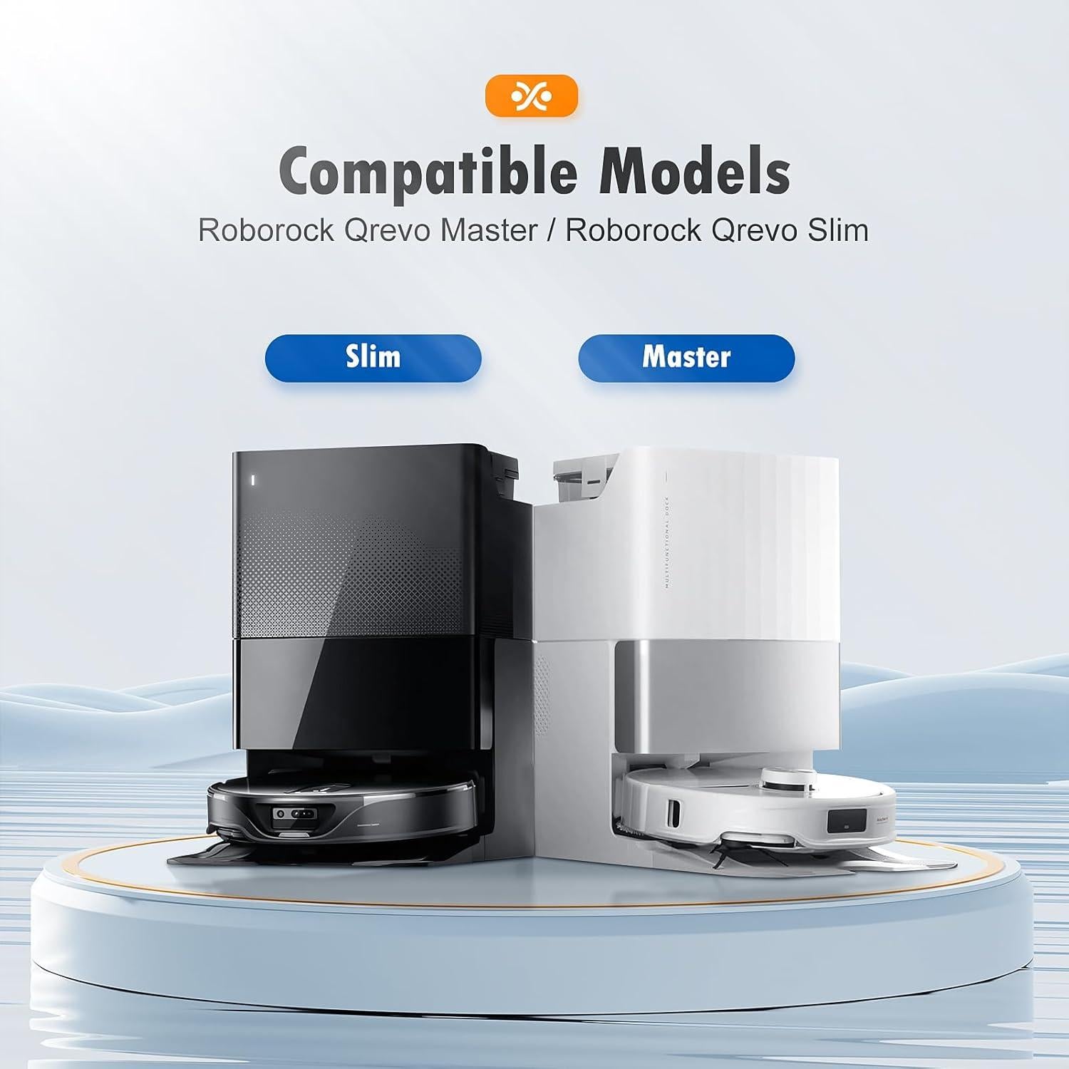 Juego de Accesorios 21 Piezas AnDongo para Roborock Qrevo