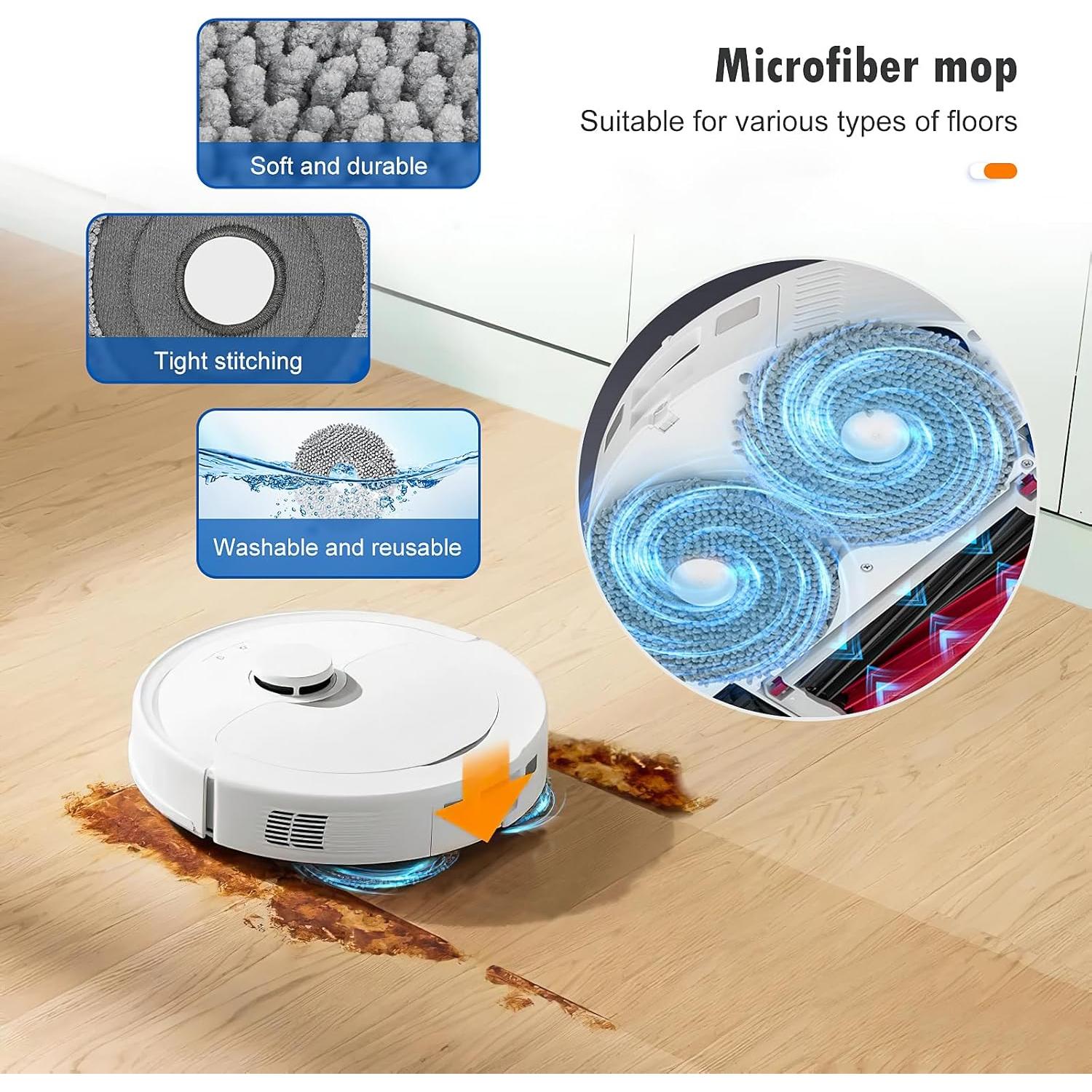 Juego de Accesorios 21 Piezas AnDongo para Roborock Qrevo