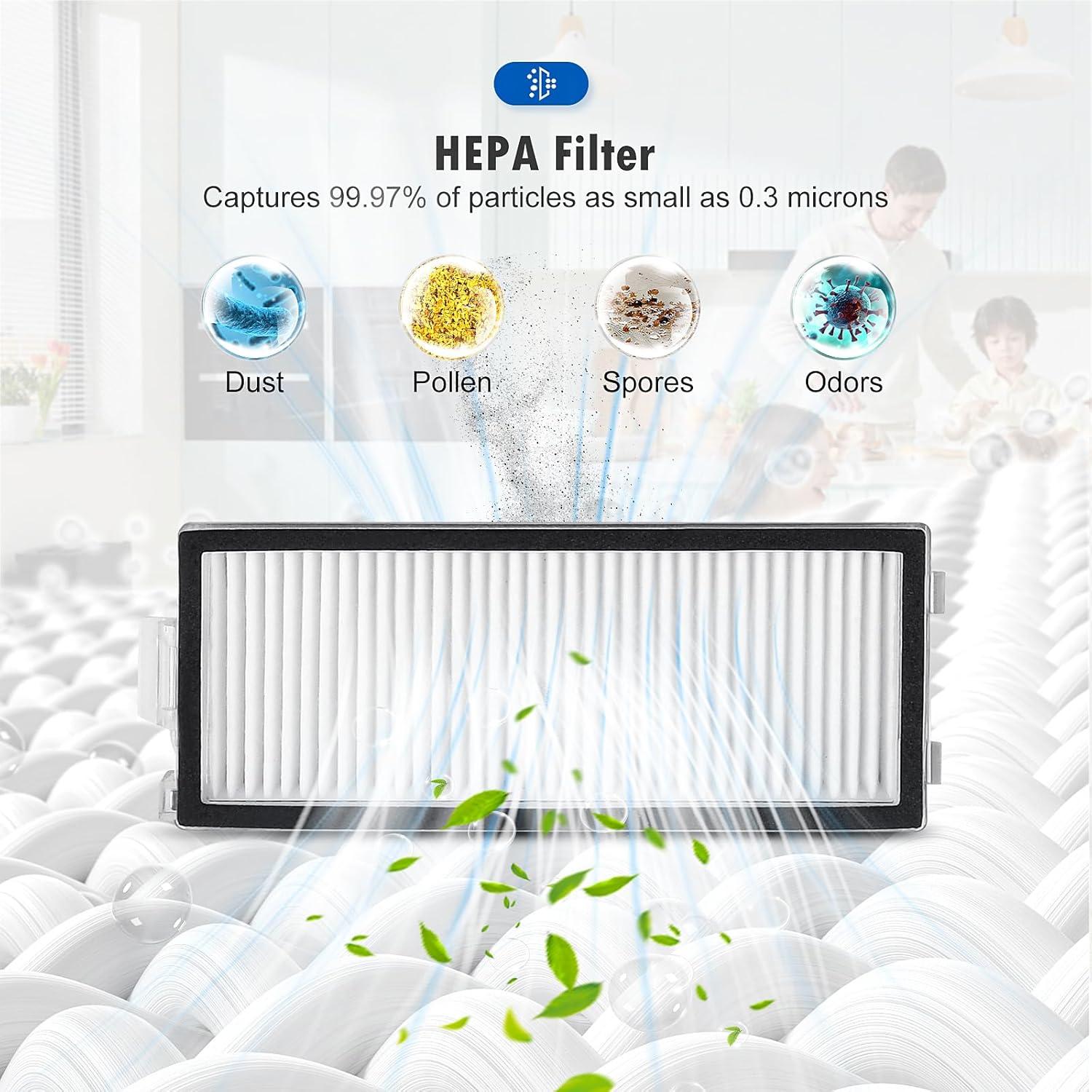 Juego de Accesorios 21 Piezas AnDongo para Roborock Qrevo