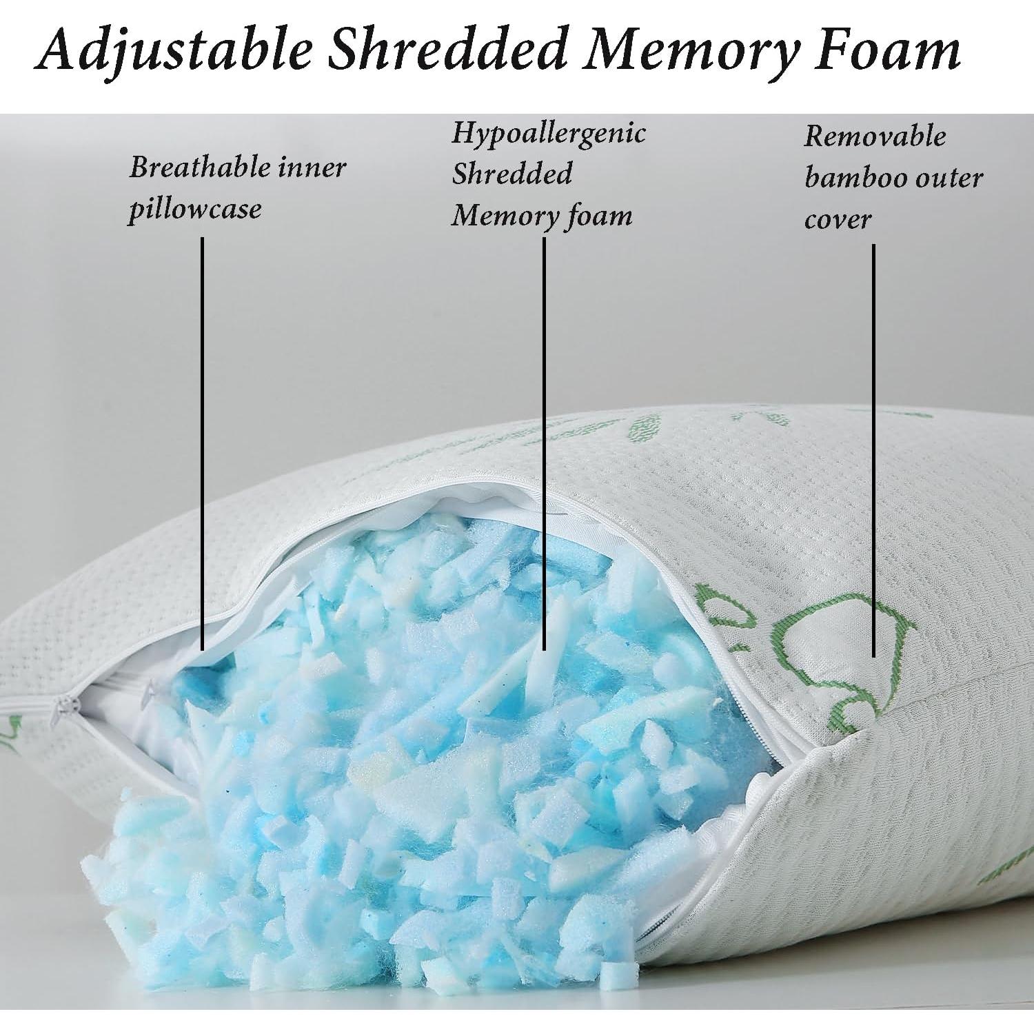 Almohada de Espuma Viscoelástica HOXXME Reina 50.8x76.2cm Firme