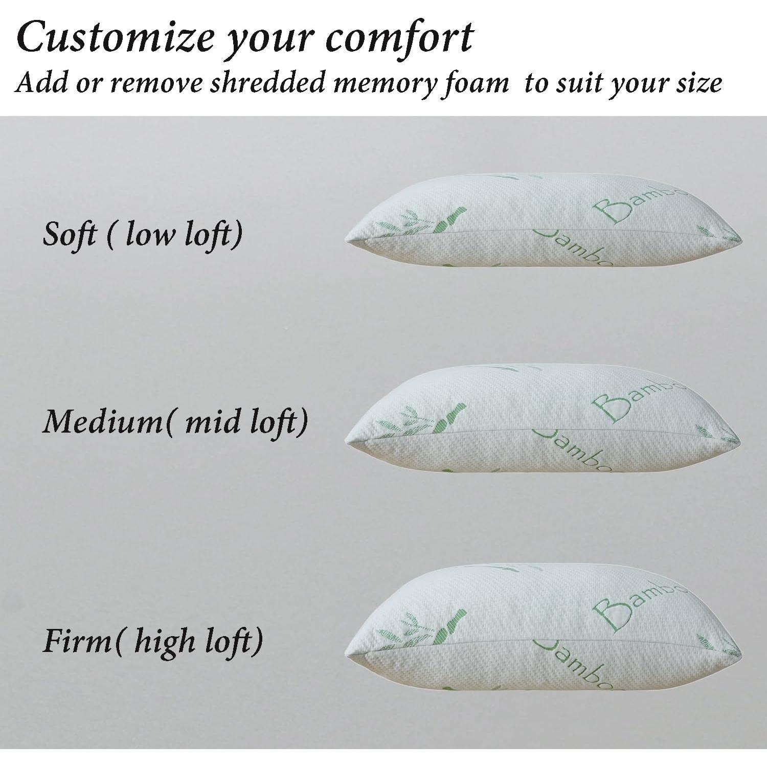 Almohada de Espuma Viscoelástica HOXXME Reina 50.8x76.2cm Firme