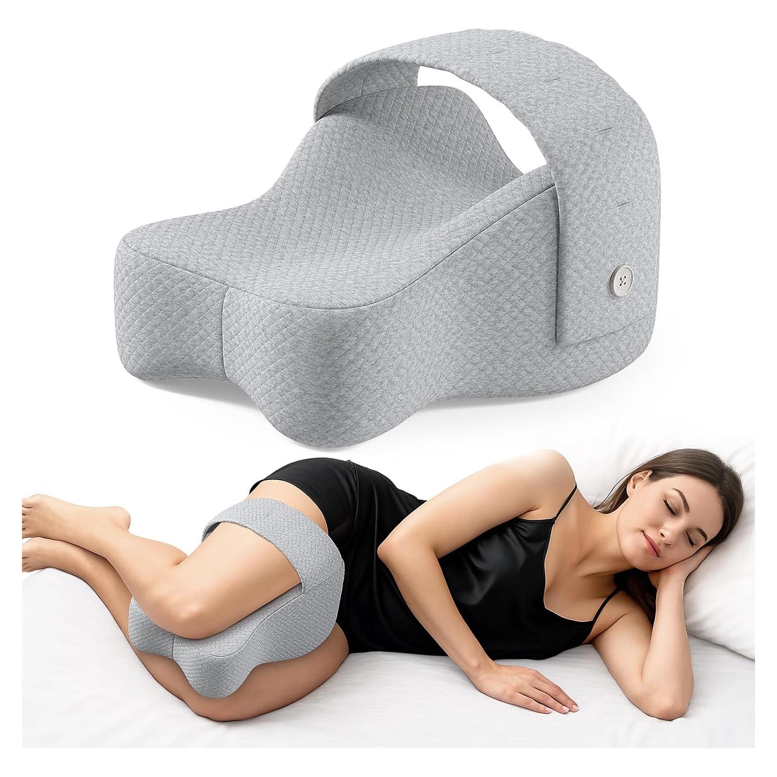 Almohada de Rodilla CKLCKL KP-Pro Espuma Viscoelástica Gris