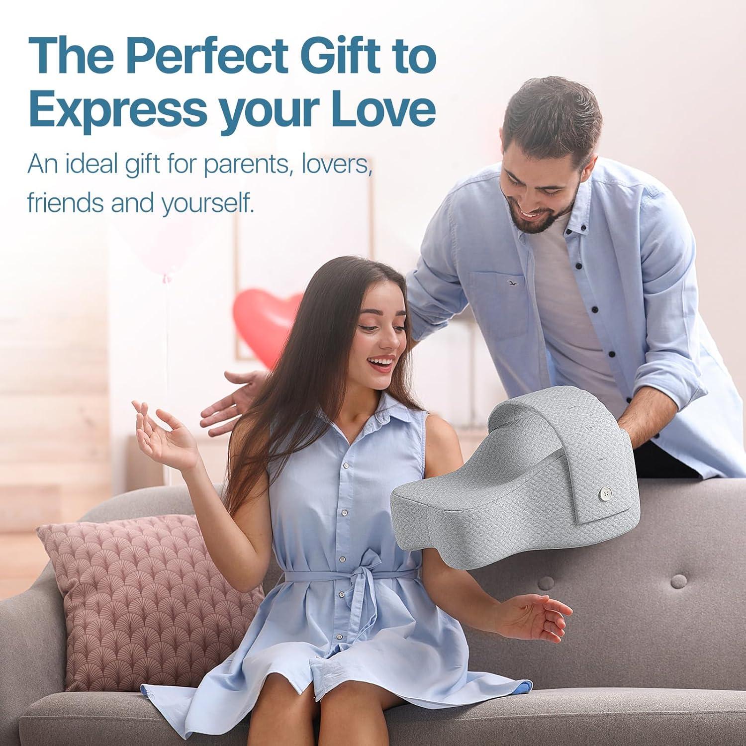 Almohada de Rodilla CKLCKL KP-Pro Espuma Viscoelástica Gris