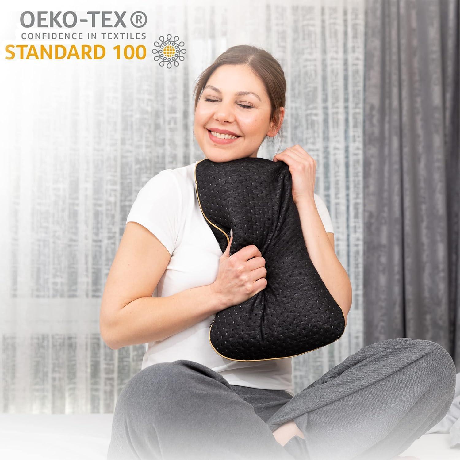 Almohada de Viaje Alkamto Espuma Viscoelástica Compacta