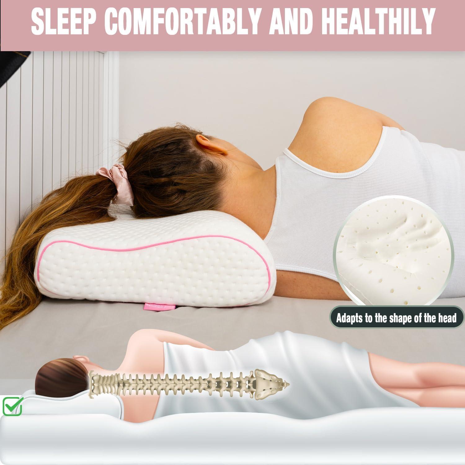 Almohada de Viaje Alkamto Espuma Viscoelástica 34.8x30 cm