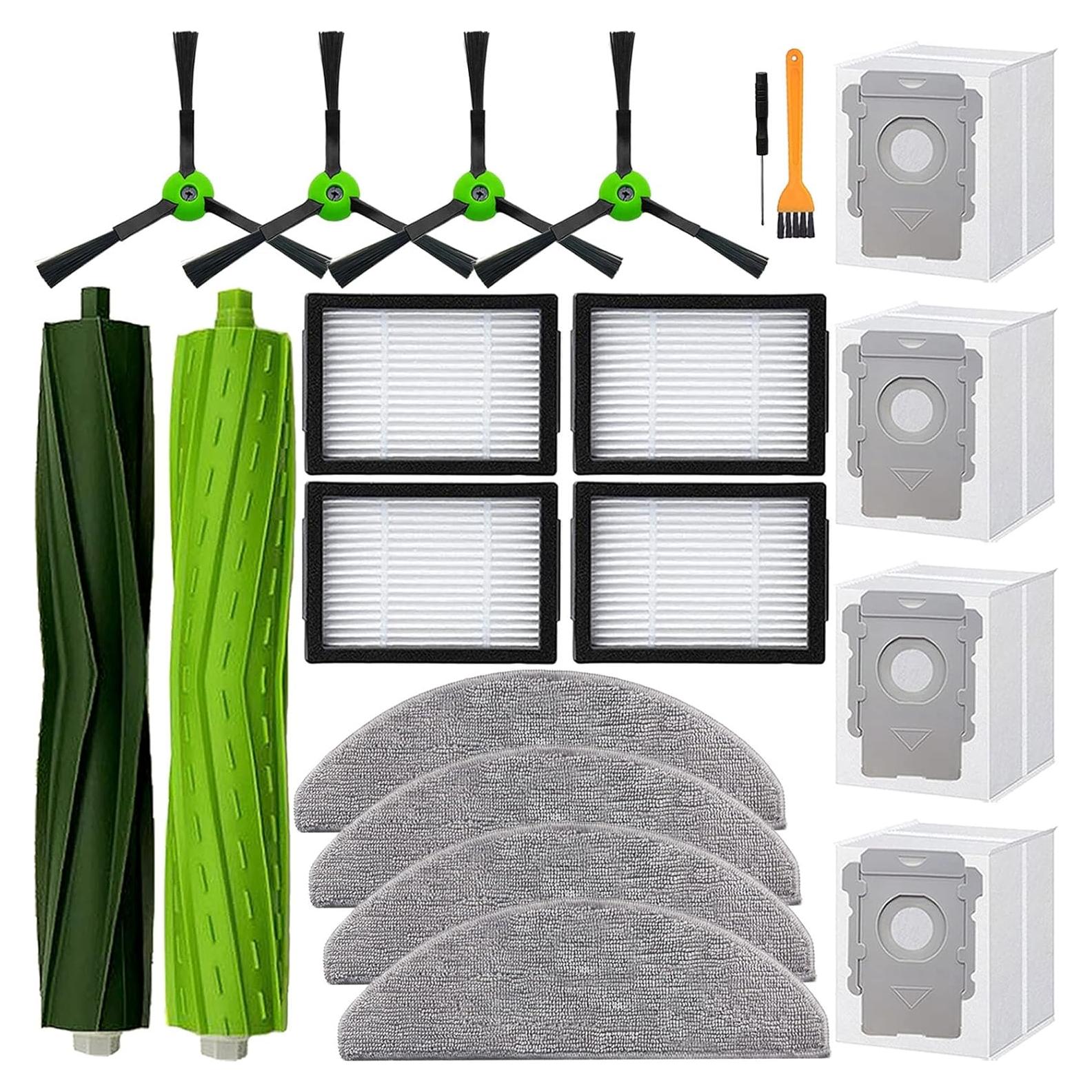 Kit de Repuesto para iRobot Roomba Combo i5/j5 - 1 Cepillo y 4 Filtros