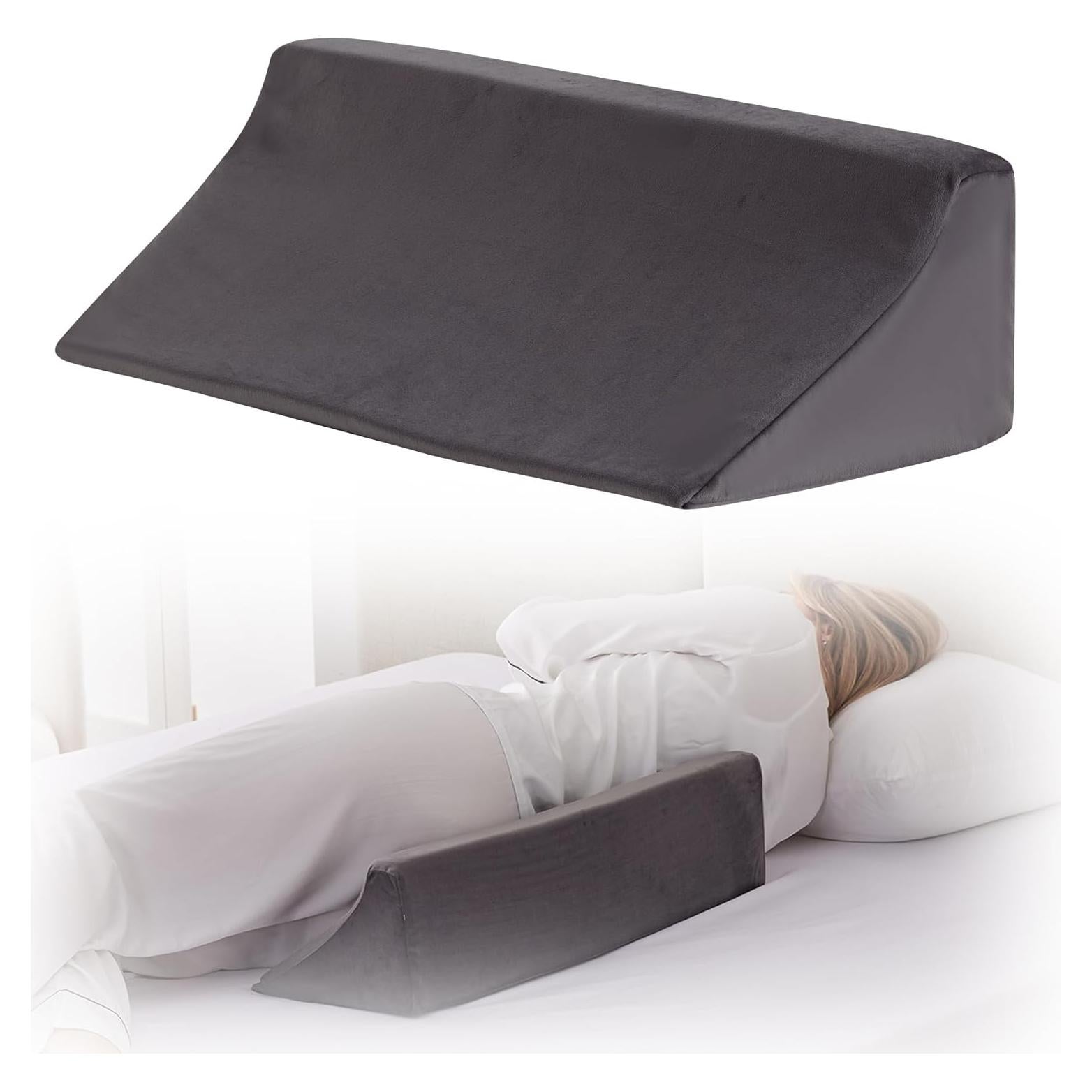 Cojín en Cuña Bedluxe 58x25 cm Espuma Alta Densidad