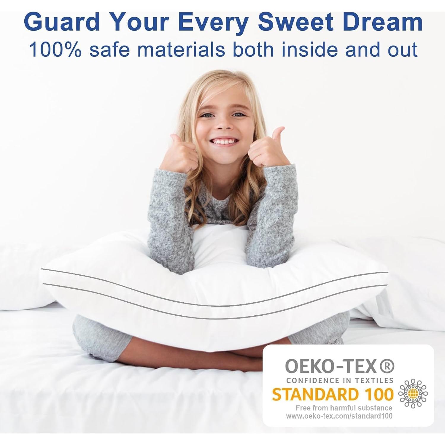 Almohada de Cama CHOKIT Queen 49.8x75.2 cm Suave y Soportiva