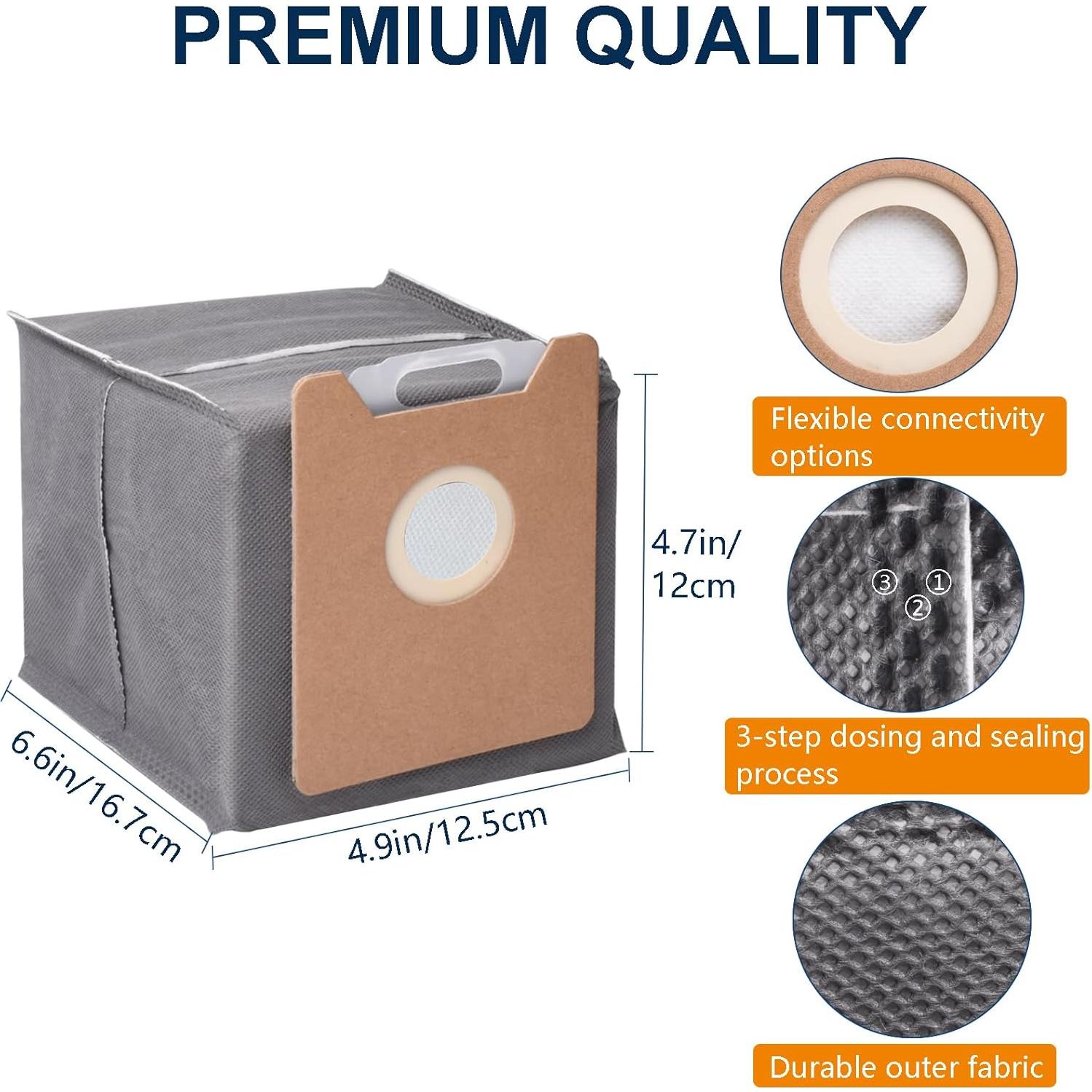 14 Piezas Bolsas Desechables Eufy G35+ G40 3L Bluearks