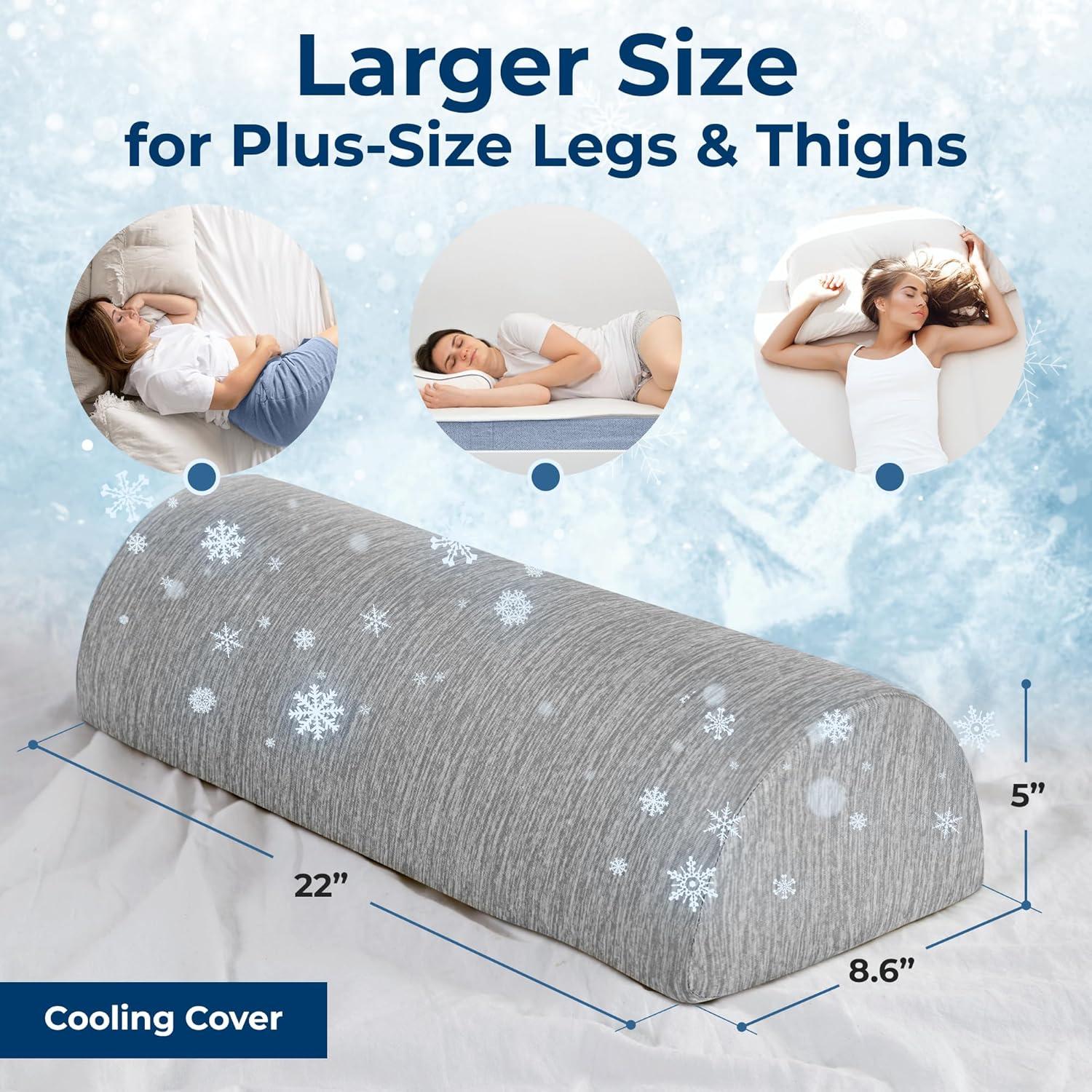 Almohada Media Luna Grande 5 ESTRELLAS UNIDAS Gris Refrigerante