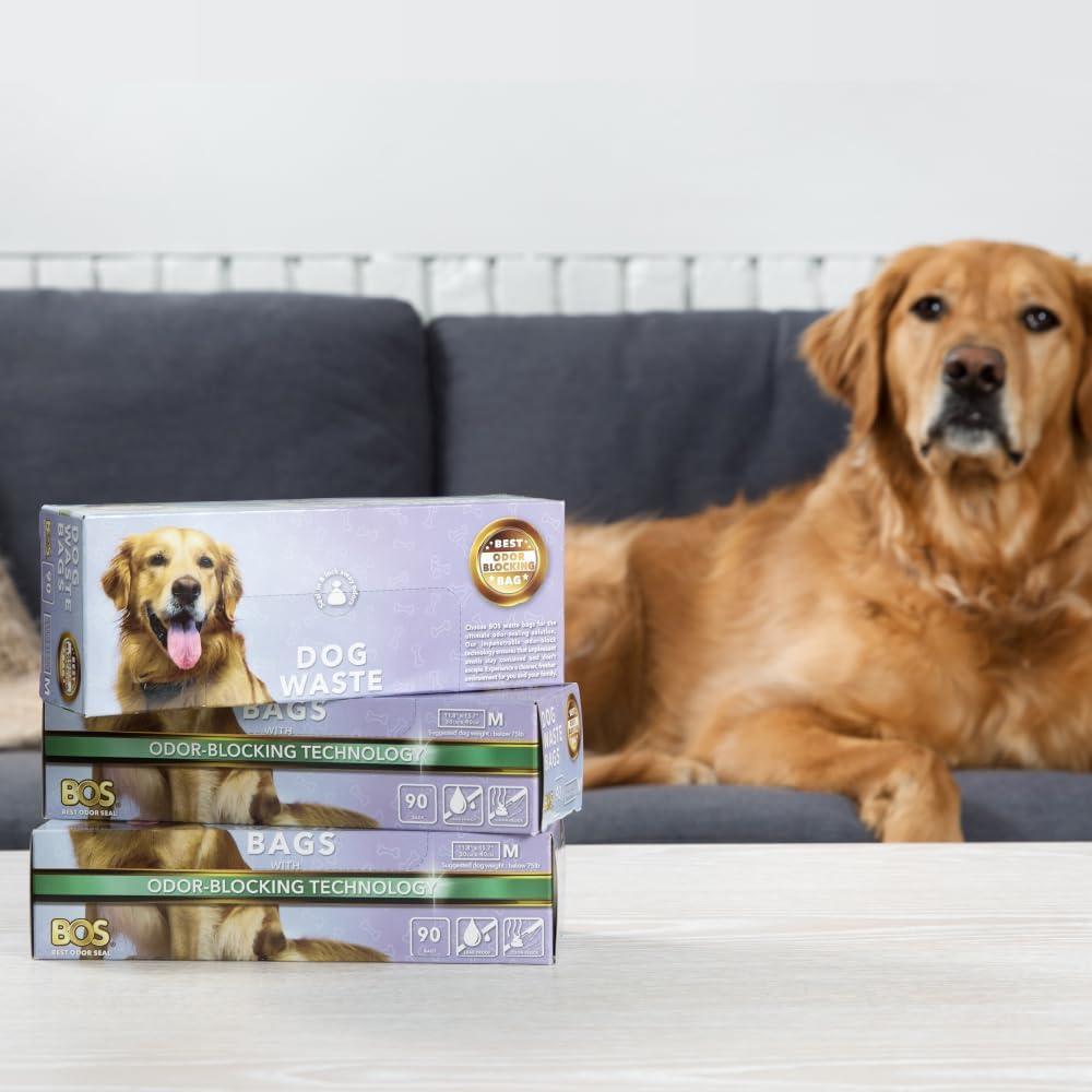 Bolsas para Desechos de Perros BOS - Sin Olores - 90 Pzas