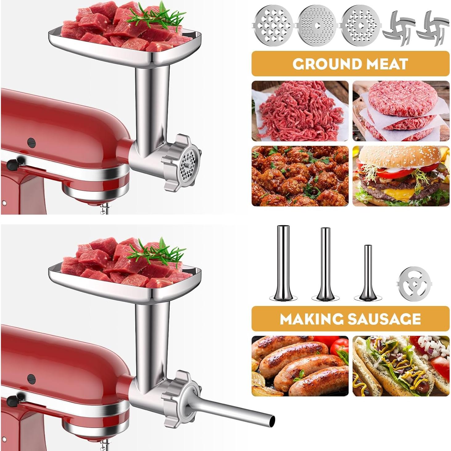 Accesorio Picadora y Ralladora GVODE para Mezclador KitchenAid