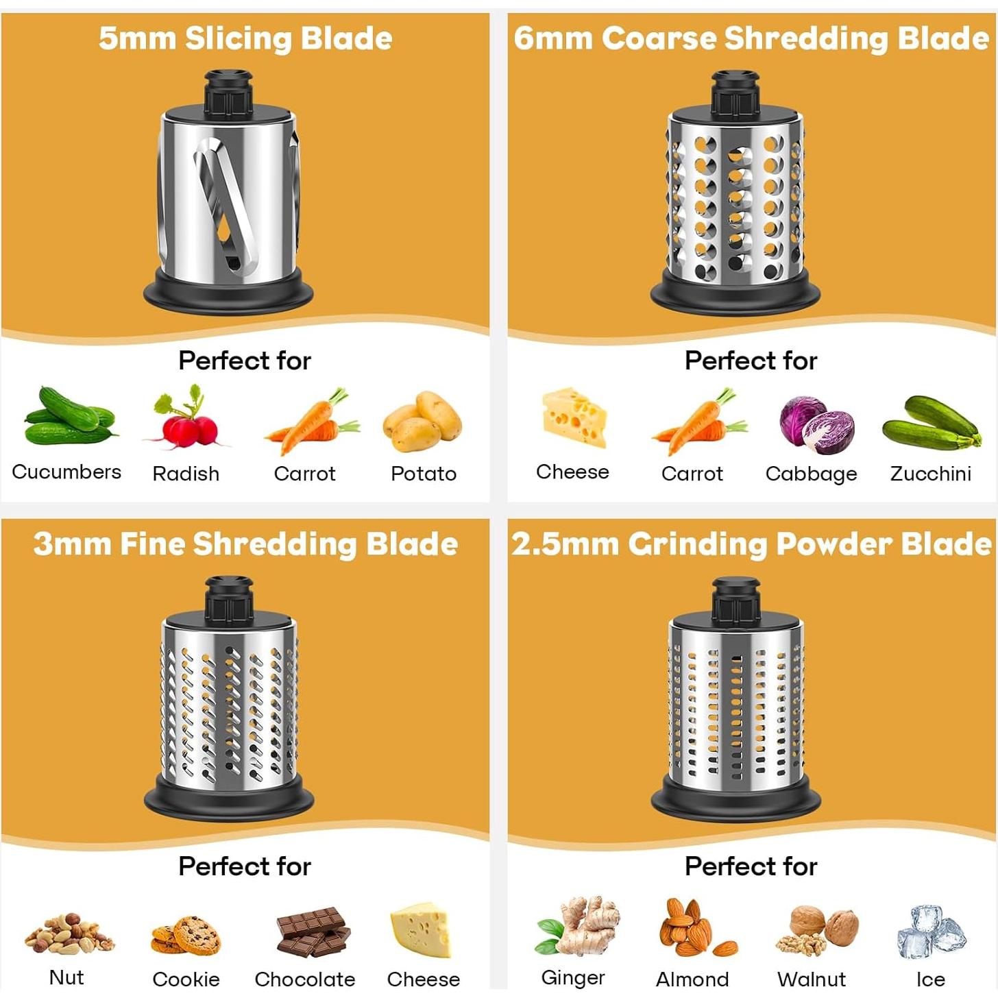 Accesorio Picadora y Ralladora GVODE para Mezclador KitchenAid