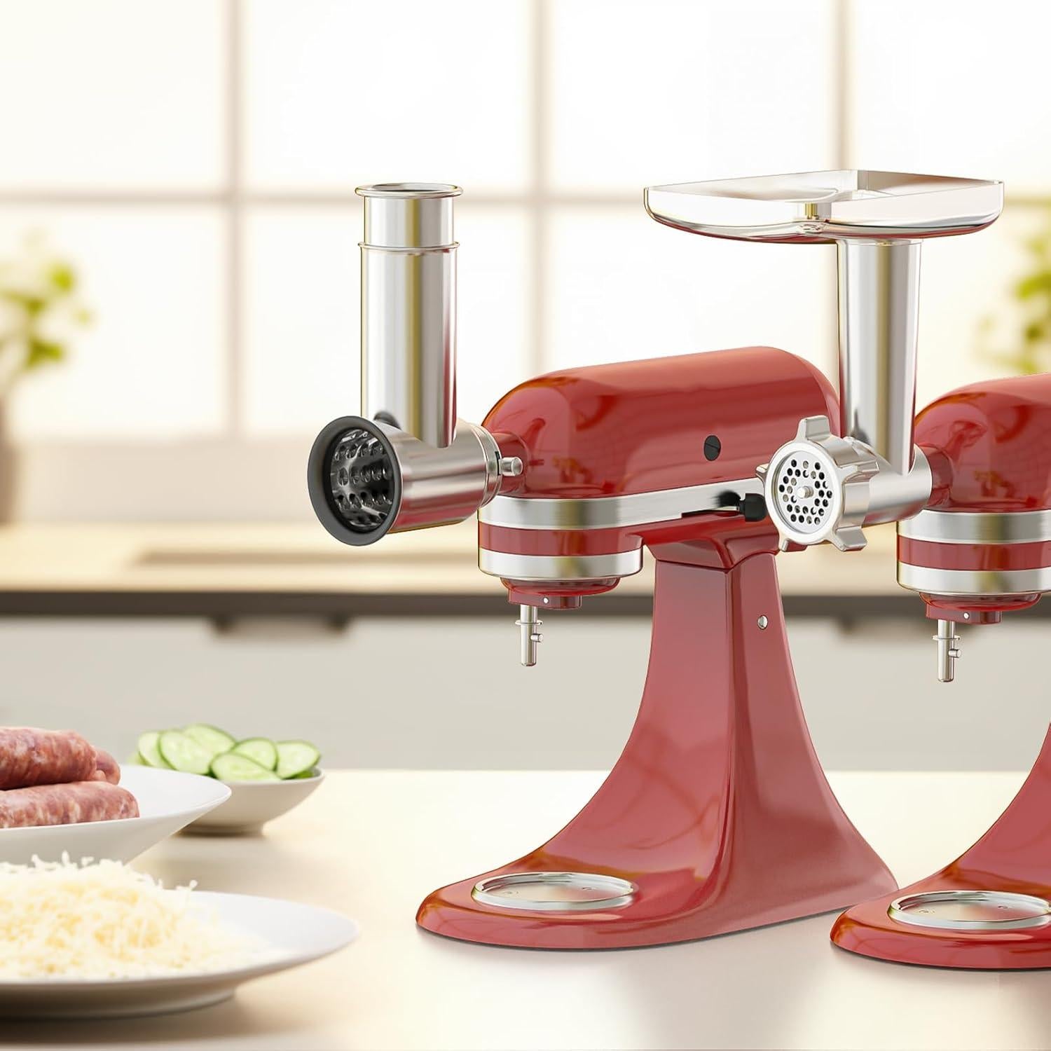 Accesorio Picadora y Ralladora GVODE para Mezclador KitchenAid