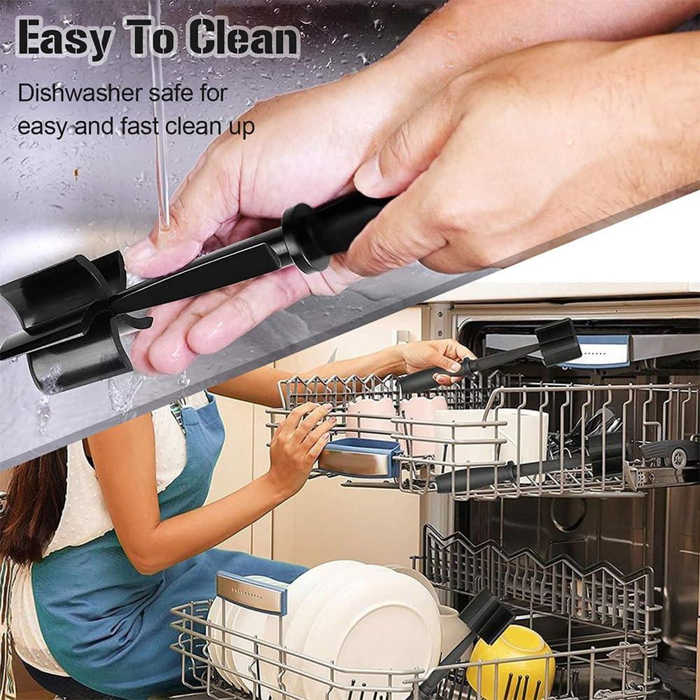 Picador de Carne YilulvDeng 5 Cuchillas Antiadherente Negro