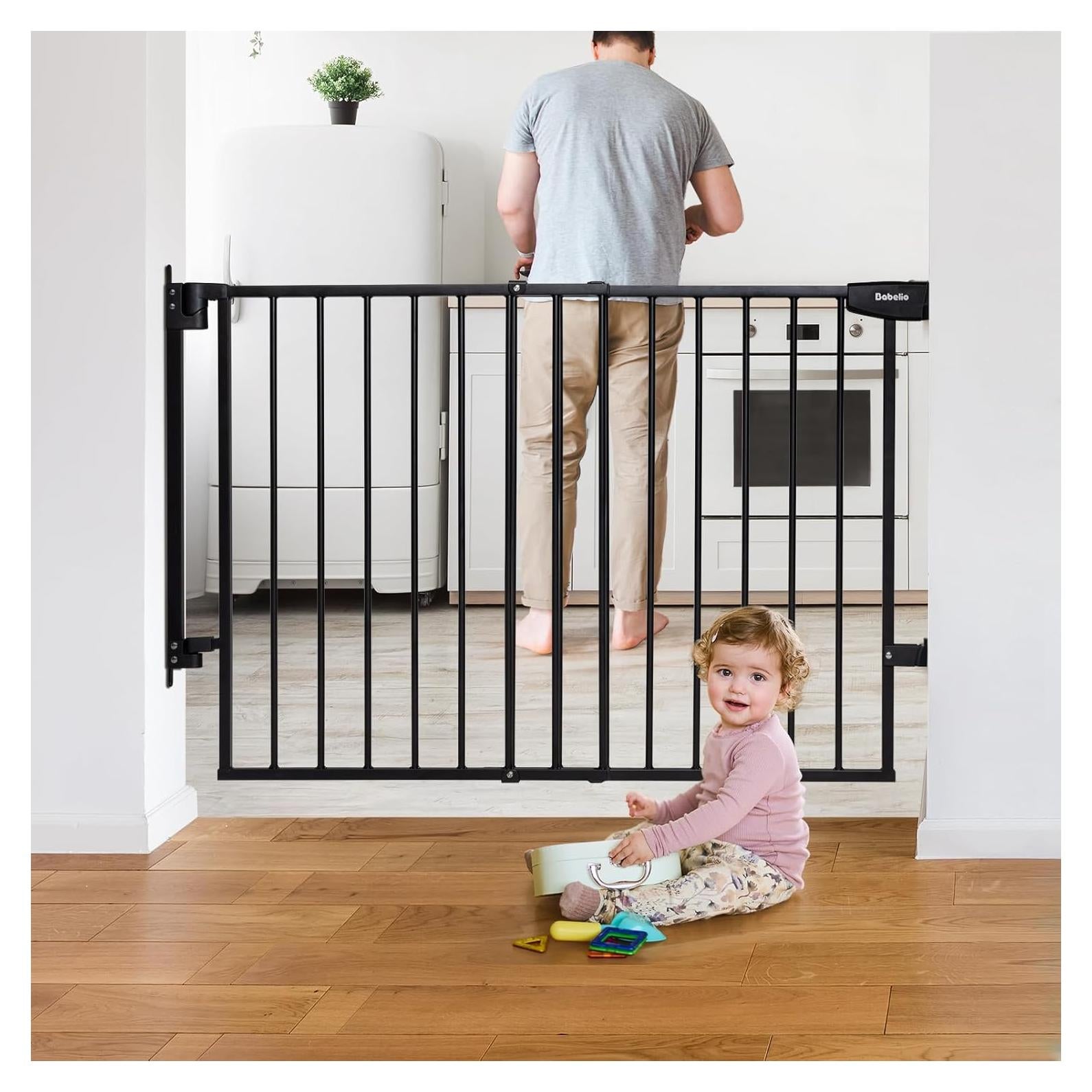 Puerta de Seguridad Babelio 75.2-118.1 cm Sin Barra Inferior