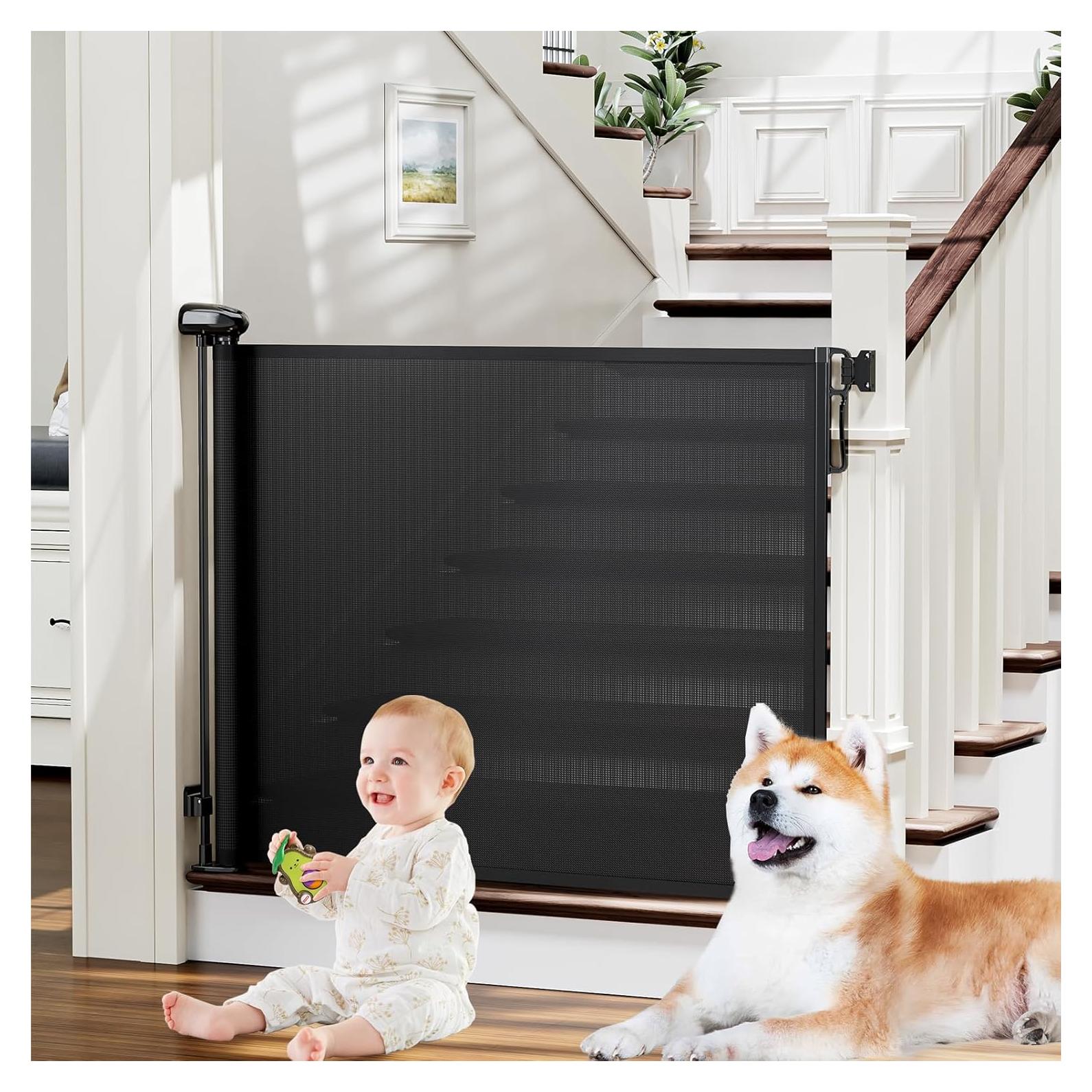 Puerta Retráctil para Bebés y Mascotas PRObebi 137x86 cm