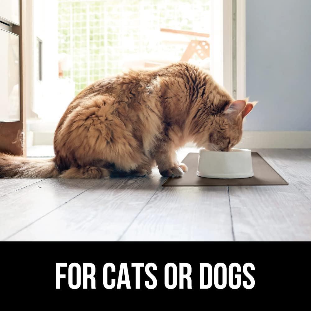 Tapete para Alimentación de Mascotas Gorilla Grip 40.6x25.4cm Beige