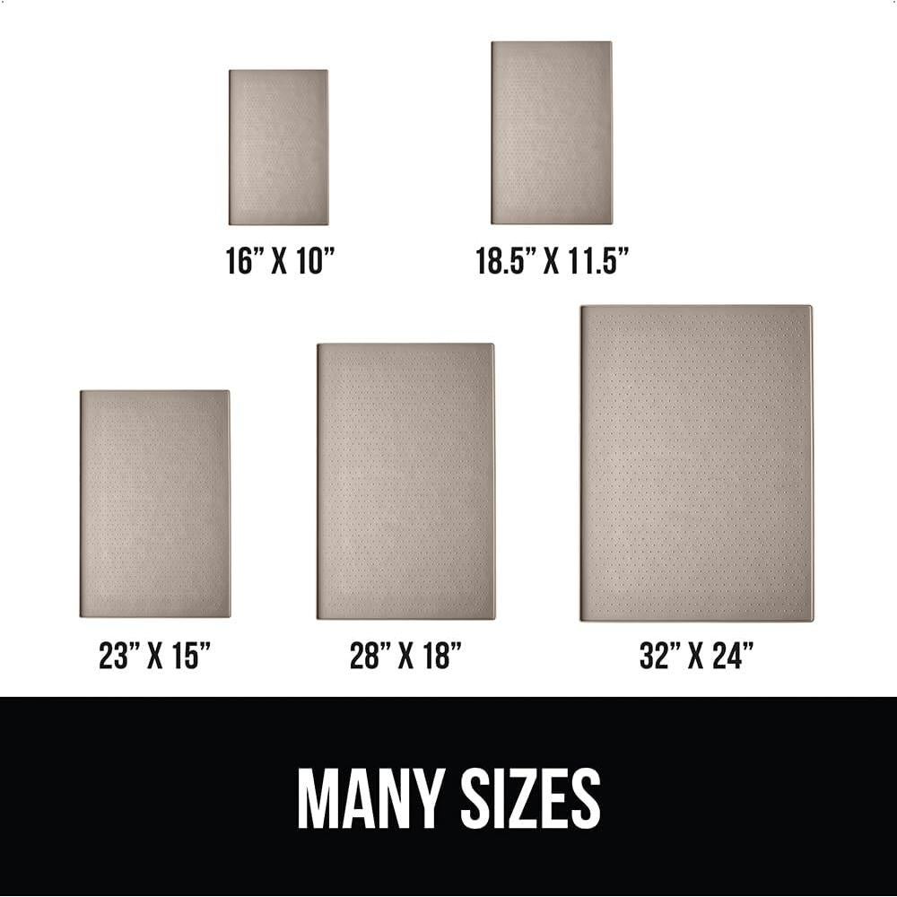 Tapete para Alimentación de Mascotas Gorilla Grip 40.6x25.4cm Beige
