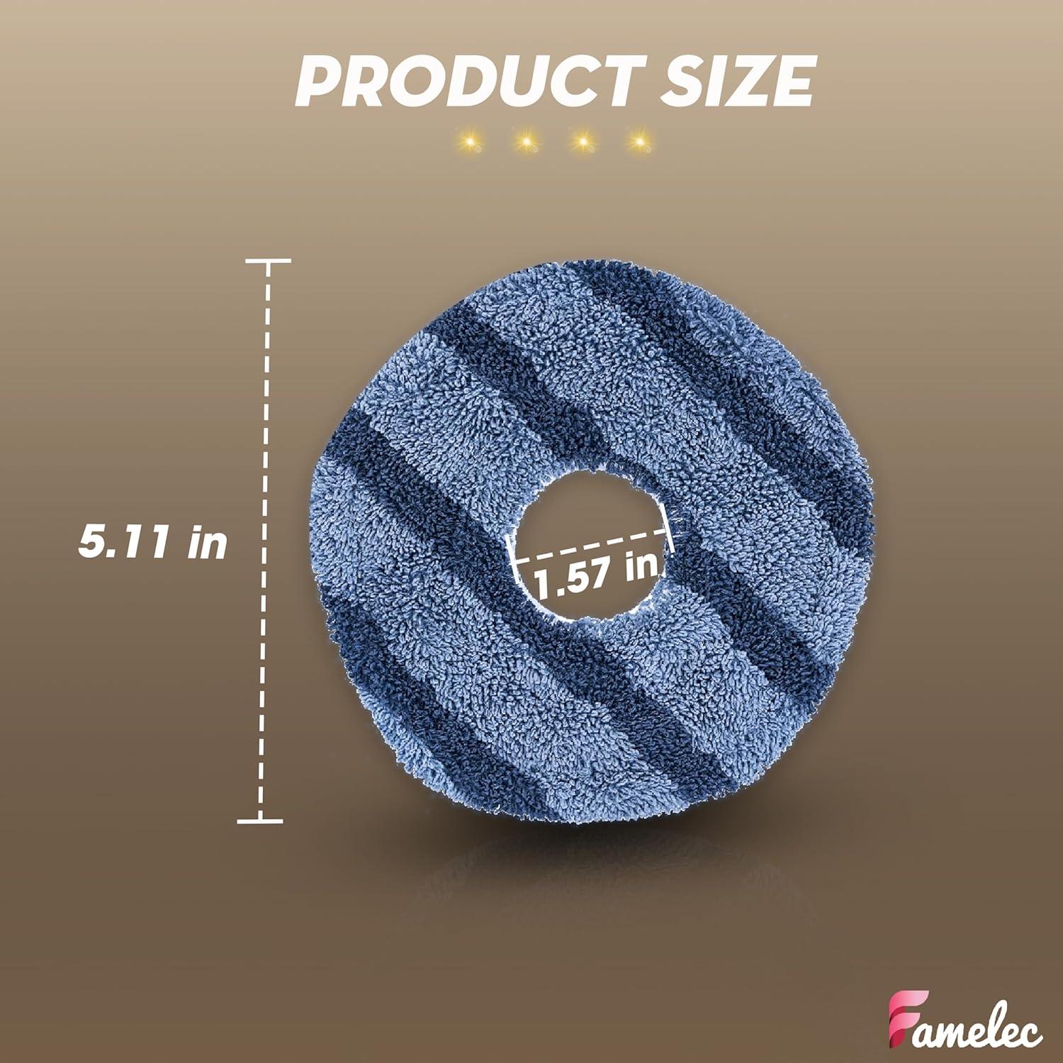 Paños de Trapeador Lavables FAMELEC para Eufy X10 Pro Omni