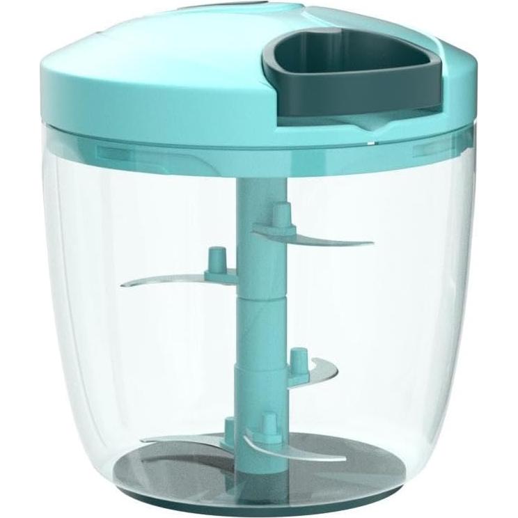 Cortador de Verduras Manual Cambom 900ml Azul Seguro BPA