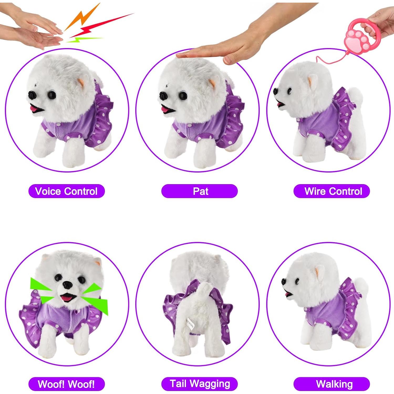 Perro Robot Caminante GOBRILLFUN con Accesorios para Niños