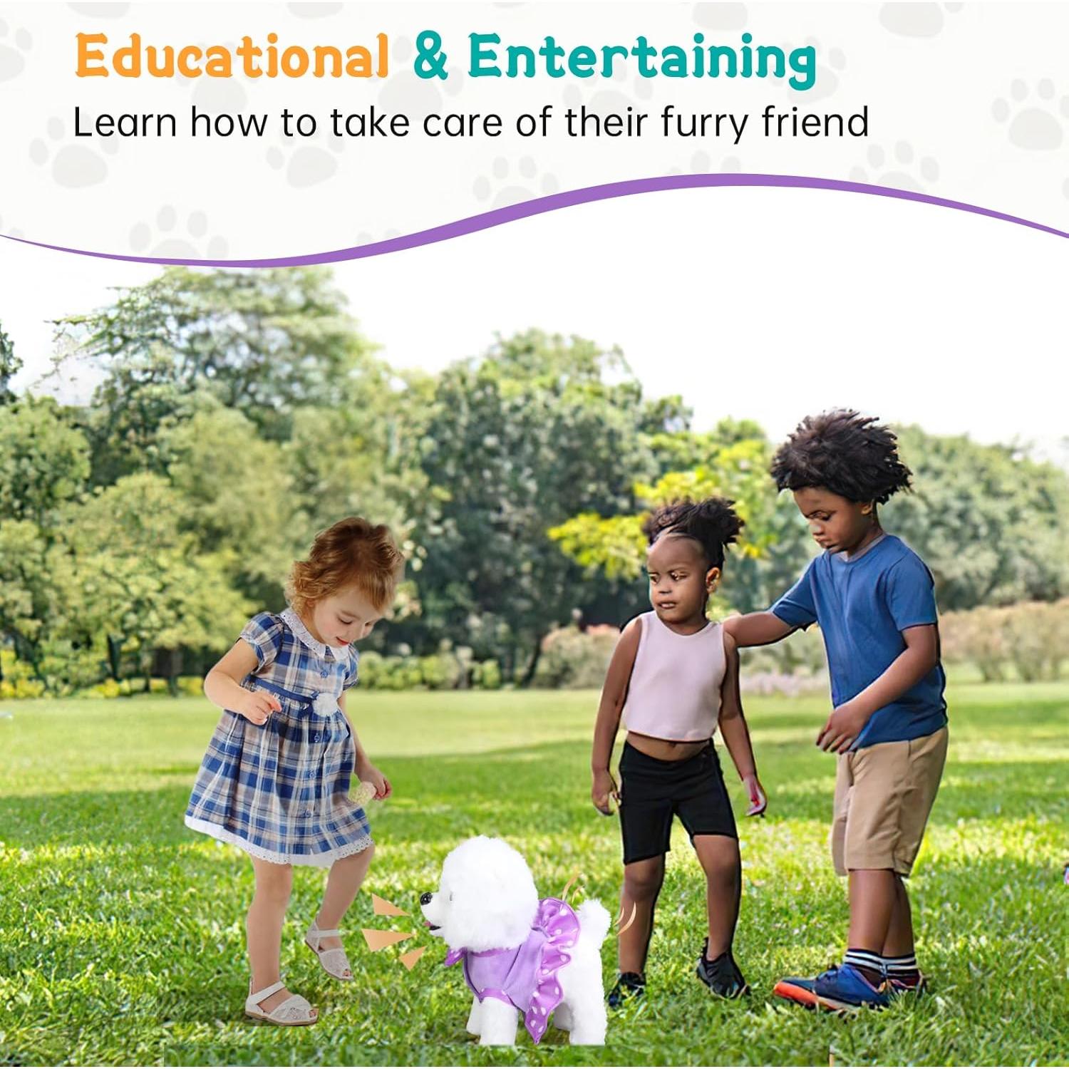 Perro Robot Caminante GOBRILLFUN con Accesorios para Niños