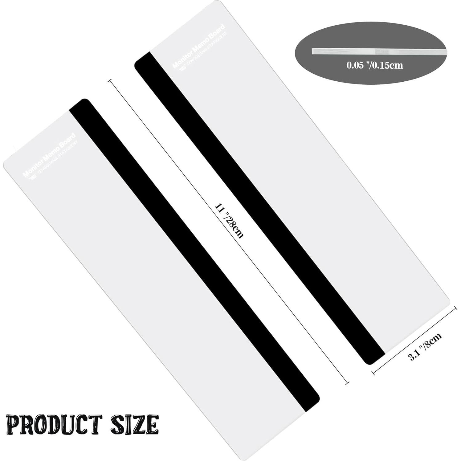 Tableros de Memoria MDOZQ 2 Piezas Acrílico para Monitor