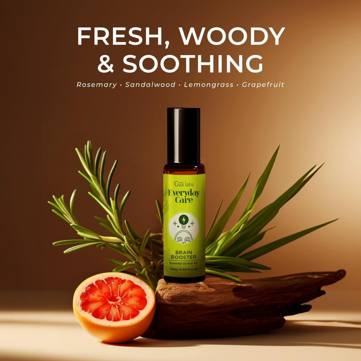 Aceite Esencial Roll On Gya Labs Potenciador Cerebral 10 ml