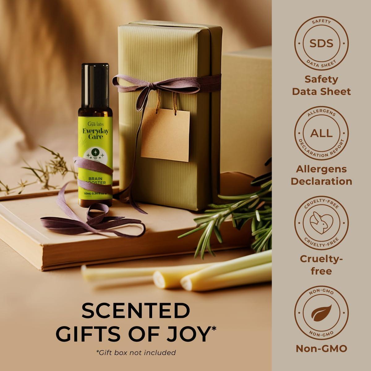 Aceite Esencial Roll On Gya Labs Potenciador Cerebral 10 ml