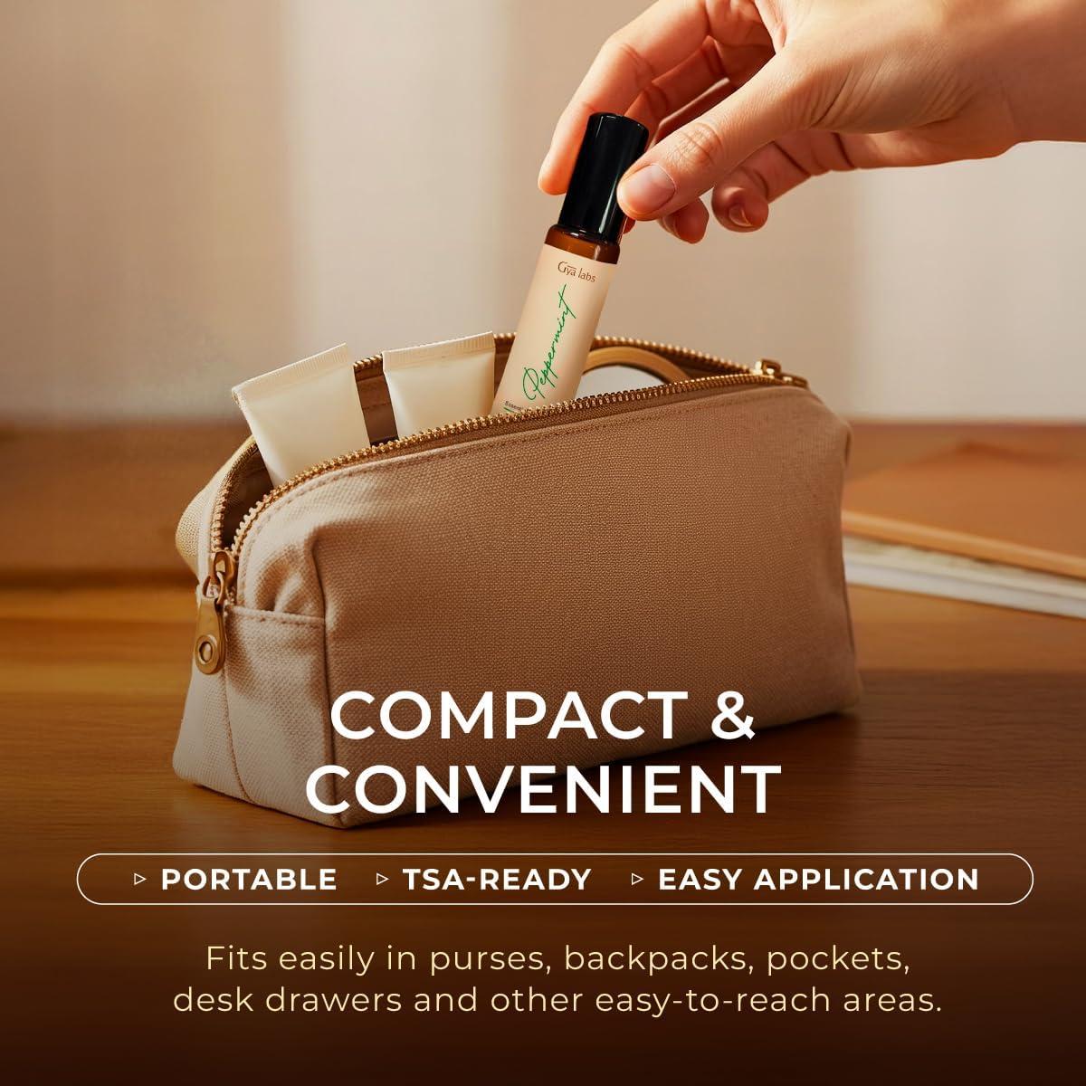 Aceite Esencial de Menta Roll-On Gya Labs 10 ml - Alivio Natural