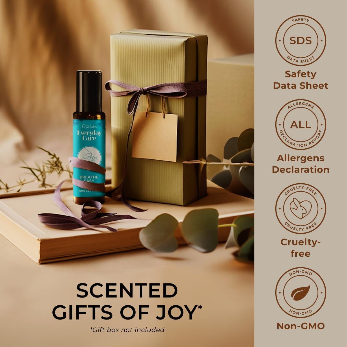 Gya Labs Aceite Esencial Roll On Breathe 10 ml - Alivio Aromaterapia