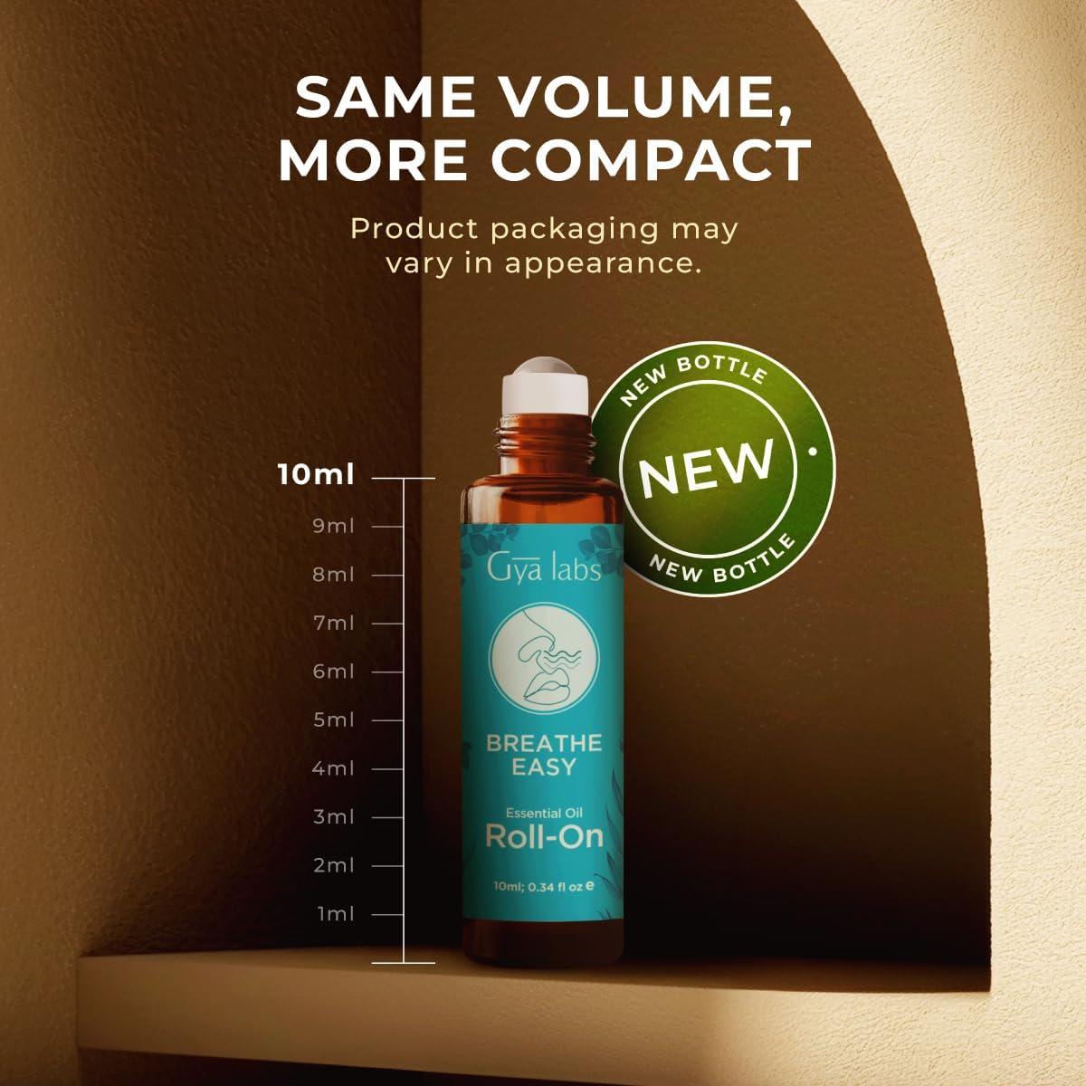 Gya Labs Aceite Esencial Roll On Breathe 10 ml - Alivio Aromaterapia