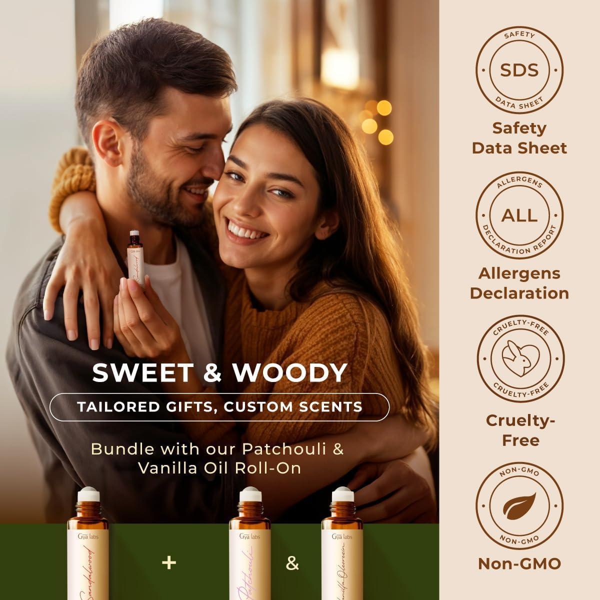 Aceite Esencial de Sándalo Roll On Gya Labs 10 ml Aromaterapia