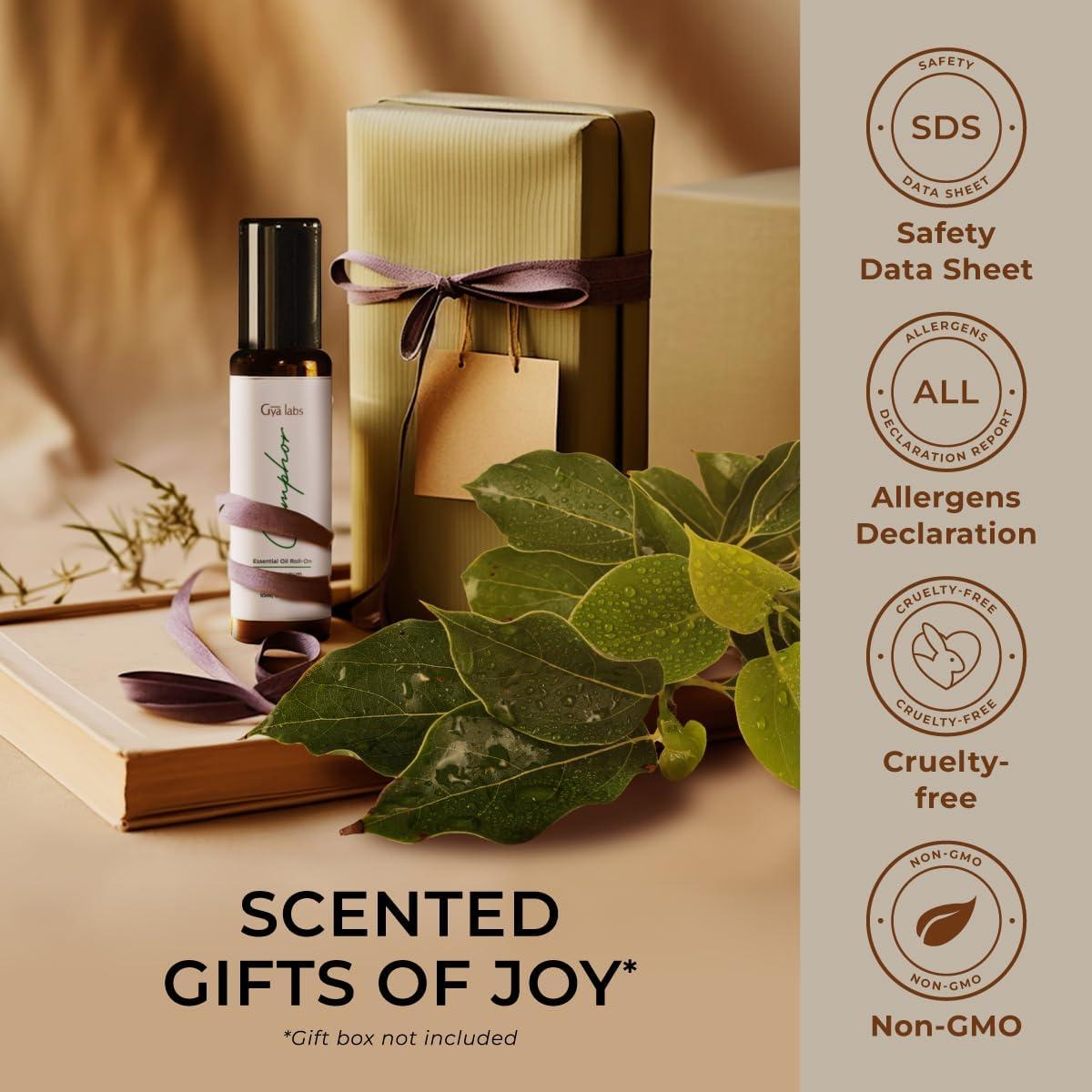 Gya Labs Aceite Esencial de Alcanfor Roll On 10 ml - Aromaterapia