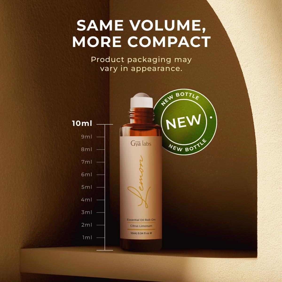 Gya Labs Aceite Esencial de Limón Roll On 10 ml - Aromaterapia