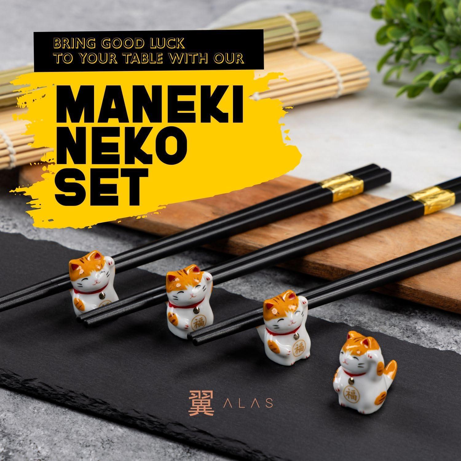 Kit de Hacer Sushi Alas - 26 Piezas para Principiantes y Expertos